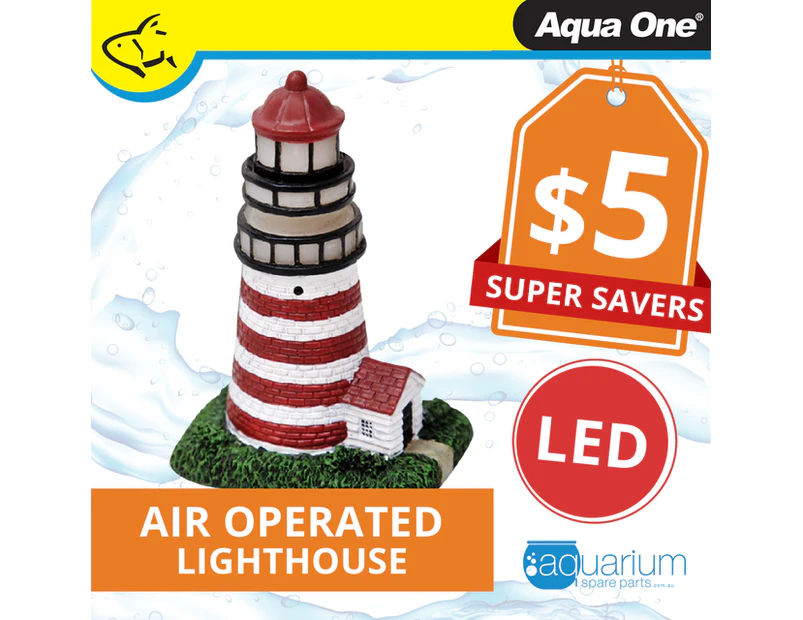 Aqua One LED Lighthouse 7.5x5.8x11.5cm (37073)