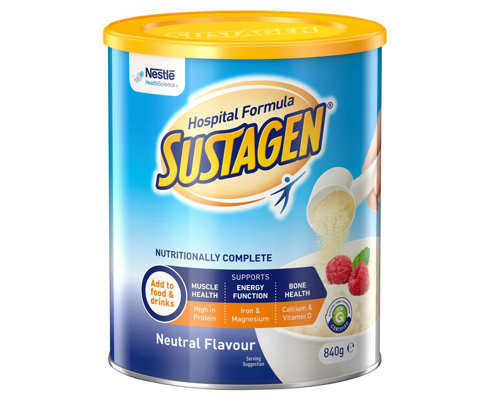 SUSTAGEN(R) Hospital Formula Neutral 840g Powder Nutritional Supplement