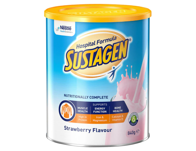 SUSTAGEN(R) Hospital Formula Strawberry 840g Powder Nutritional Supplement