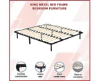 King Metal Bed Frame - Bedroom Furniture