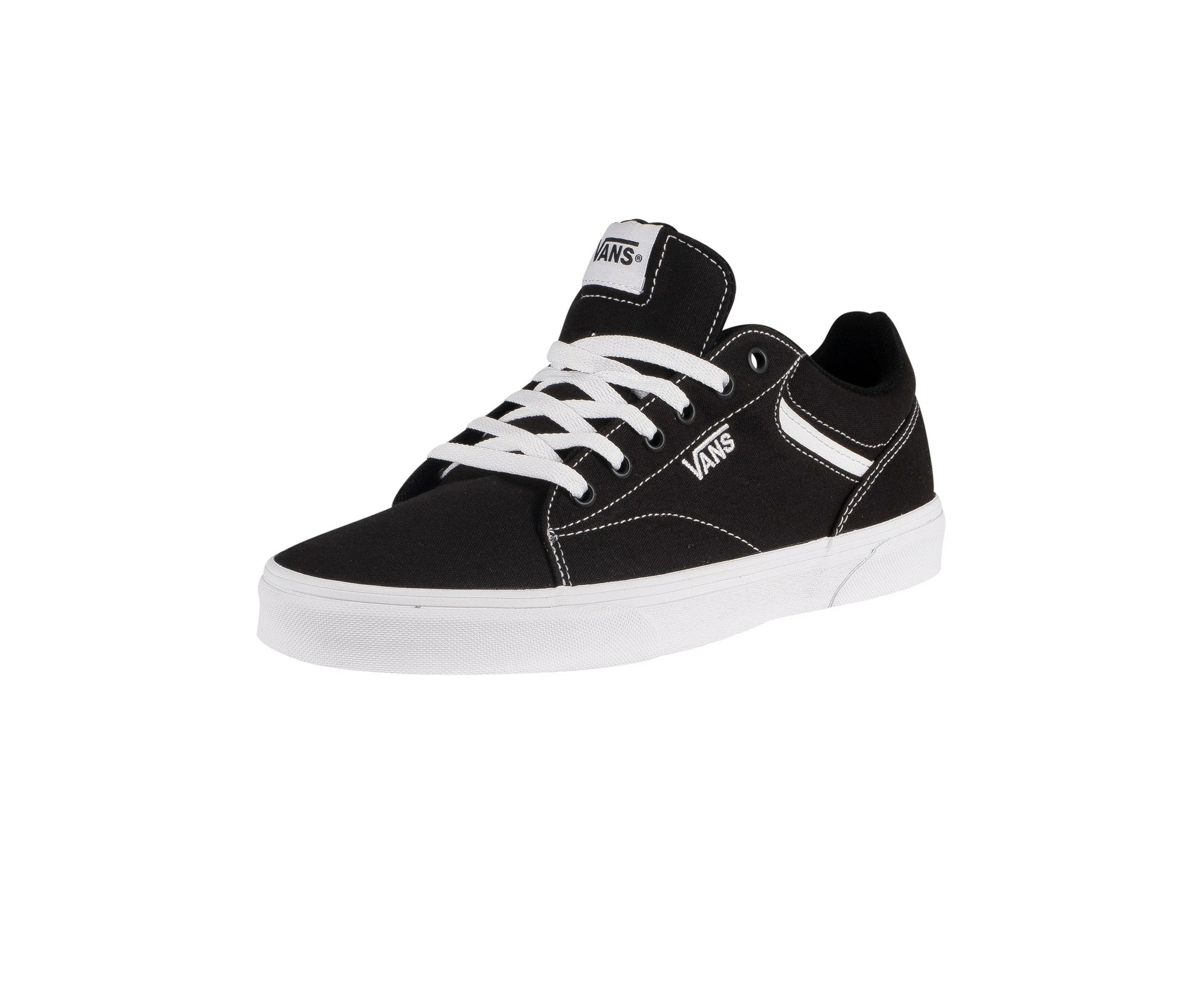 Vans Men's Seldan Canvas Trainers - Black