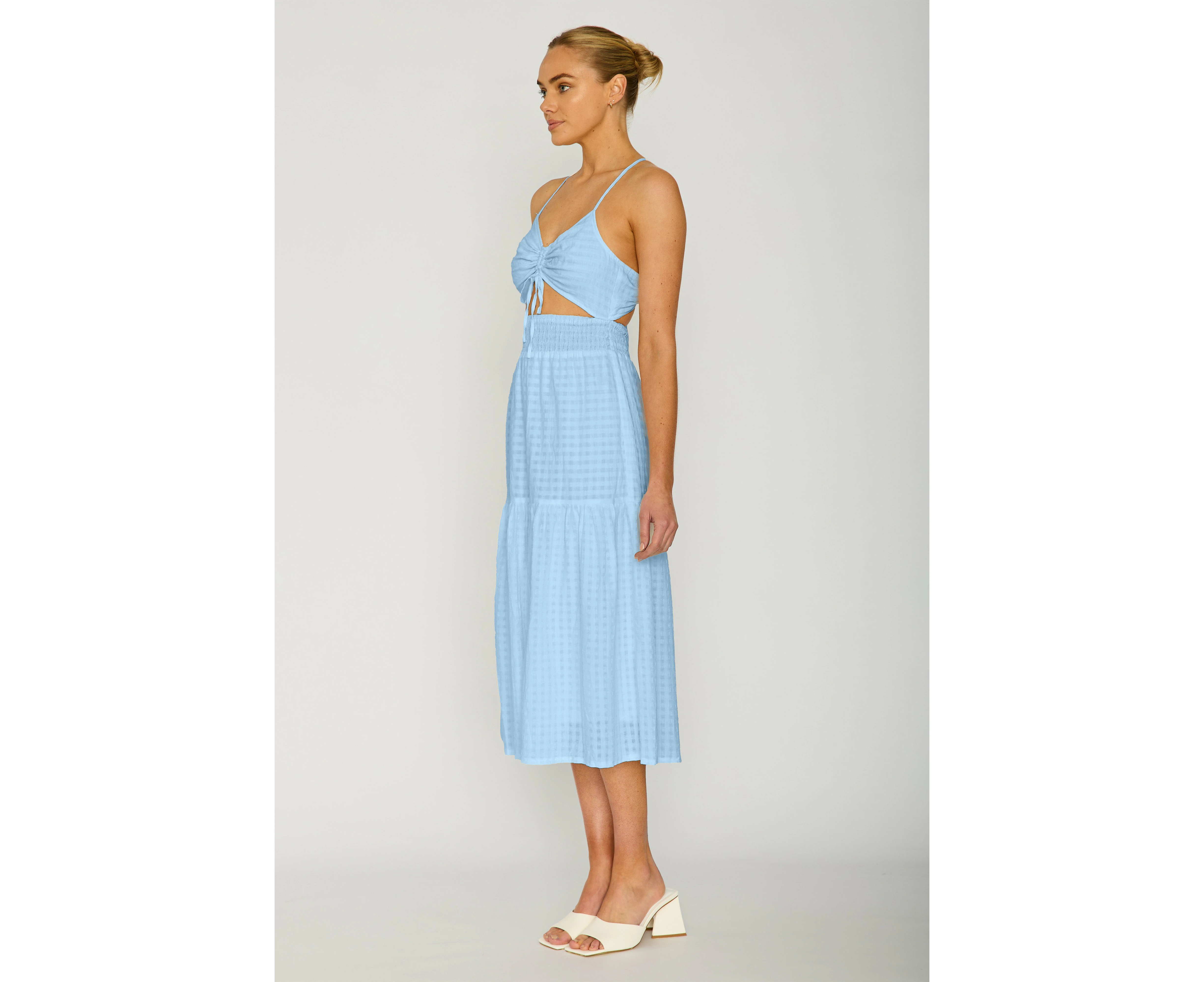 Harriet Summer Dress- Blue