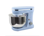 Healthy Choice Electric 1200W Mix Master 5L Stand Mixer w/Bowl/Whisk/Beater BLU