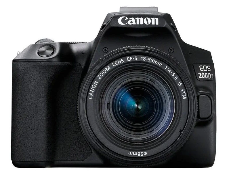 Canon EOS 200D II w/ EF-S18-55mm f/4-5.6 IS STM Kit - Black