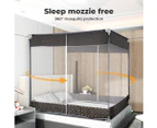 Dreamz Mosquito Bed Nets Foldable Canopy Square Fly Repel Insect Camping Protect