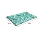 Pawz Pet Cooling Mat Dog Bed Cat Summer Cool Puppy Cold Gel Palm leaf-RectangleL