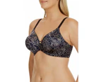 Berlei Womens Lift & Shape Bra Underwire Black Ivory Nude Blue Plus Size Yzkd Nylon/Polyester - Blue Moon Rose