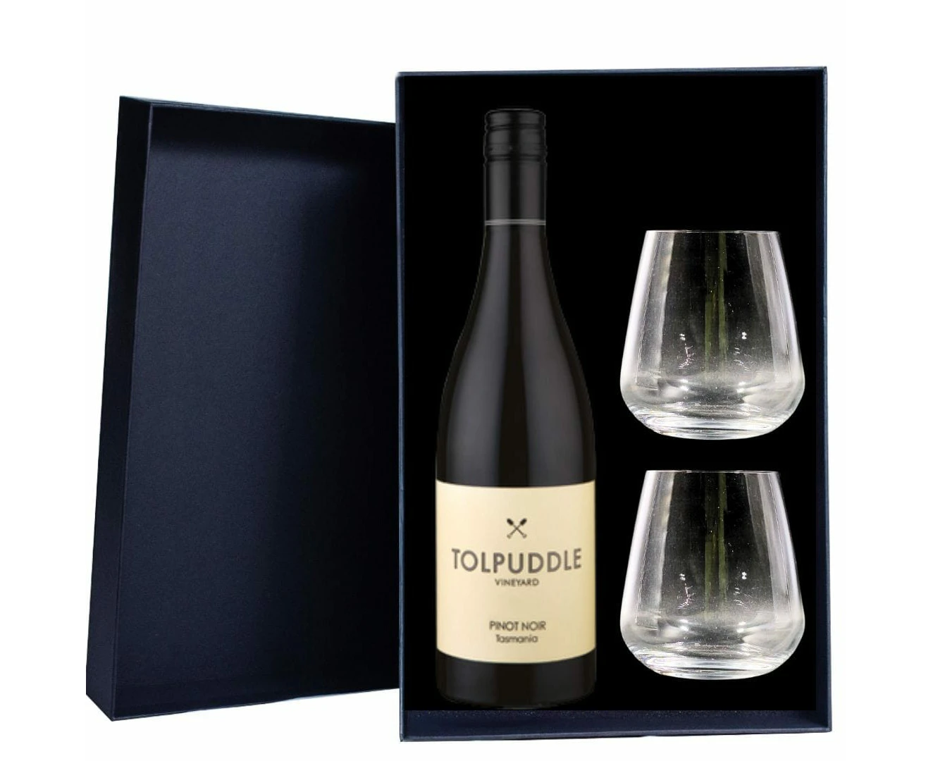 Tolpuddle Pinot Noir Gift Hamper includes 2 Premium Wine Glass