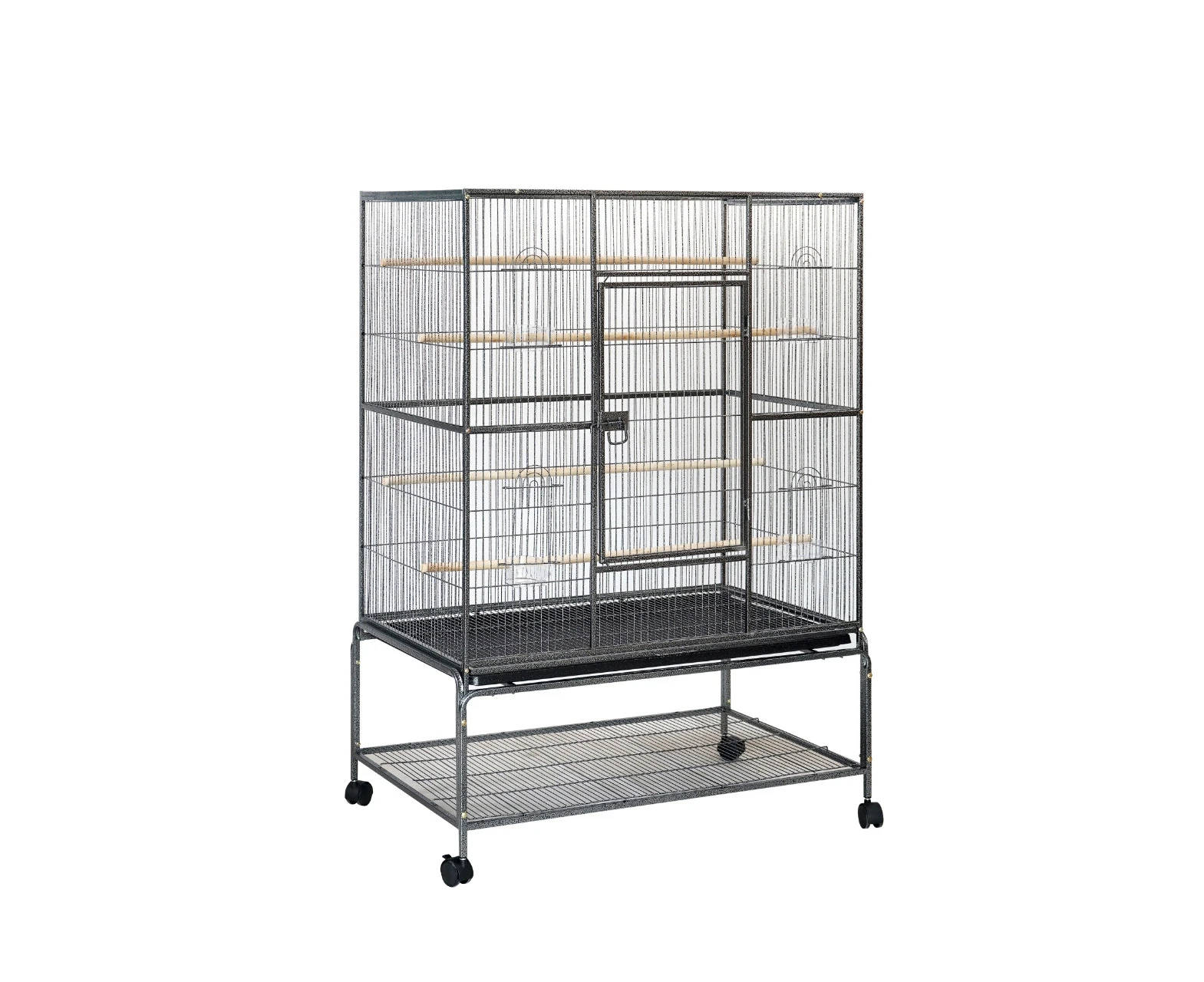 YES4PETS 140 cm Large Bird Cage Parrot Budgie Aviary With Stand