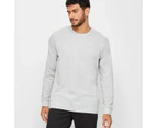 Target Australian Cotton Long Sleeve T-Shirt - Grey