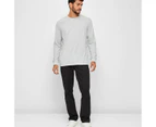 Target Australian Cotton Long Sleeve T-Shirt - Grey