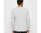 Target Australian Cotton Long Sleeve T-Shirt - Grey