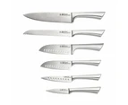 Baccarat Damashiro Kinzoku 7-Piece Japanese Steel Knife Block