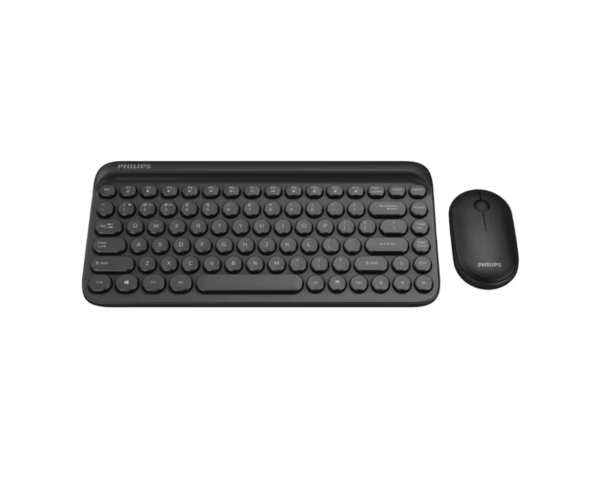 Philips Bluetooth Wireless Keyboard/Optical Mouse Set for Laptop PC Computer