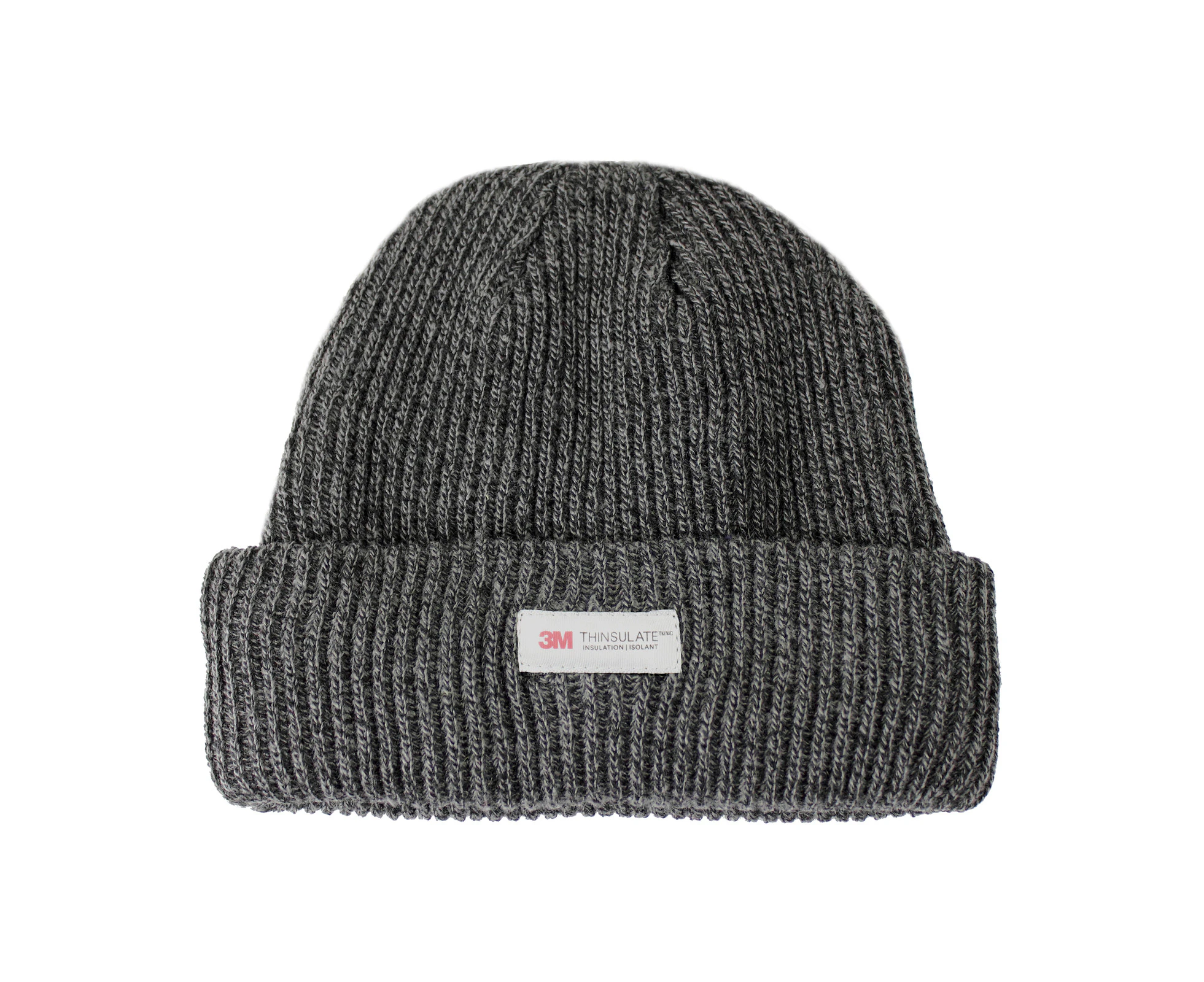 3M Thinsulate Beanie Hat Warm Winter Cap Pull On Thermal Snow - Charcoal