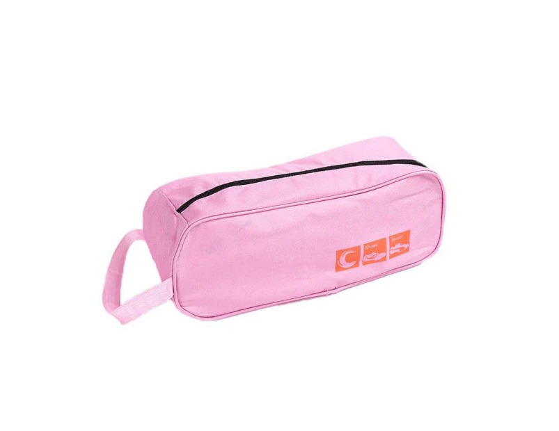 Waterproof Portable Shoe Bags Case Travel Sports Storage Tote View Window  Au - Pink
