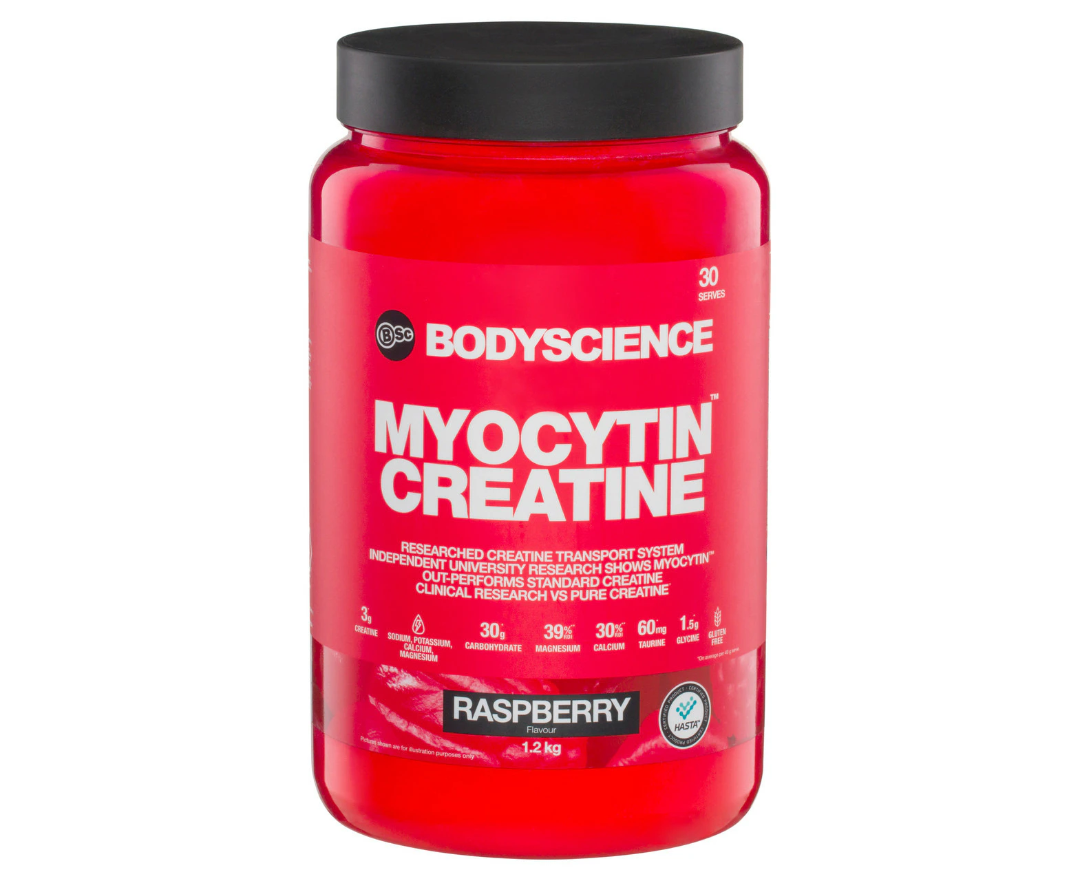 BSc Myocytin Creatine Raspberry 1.2kg