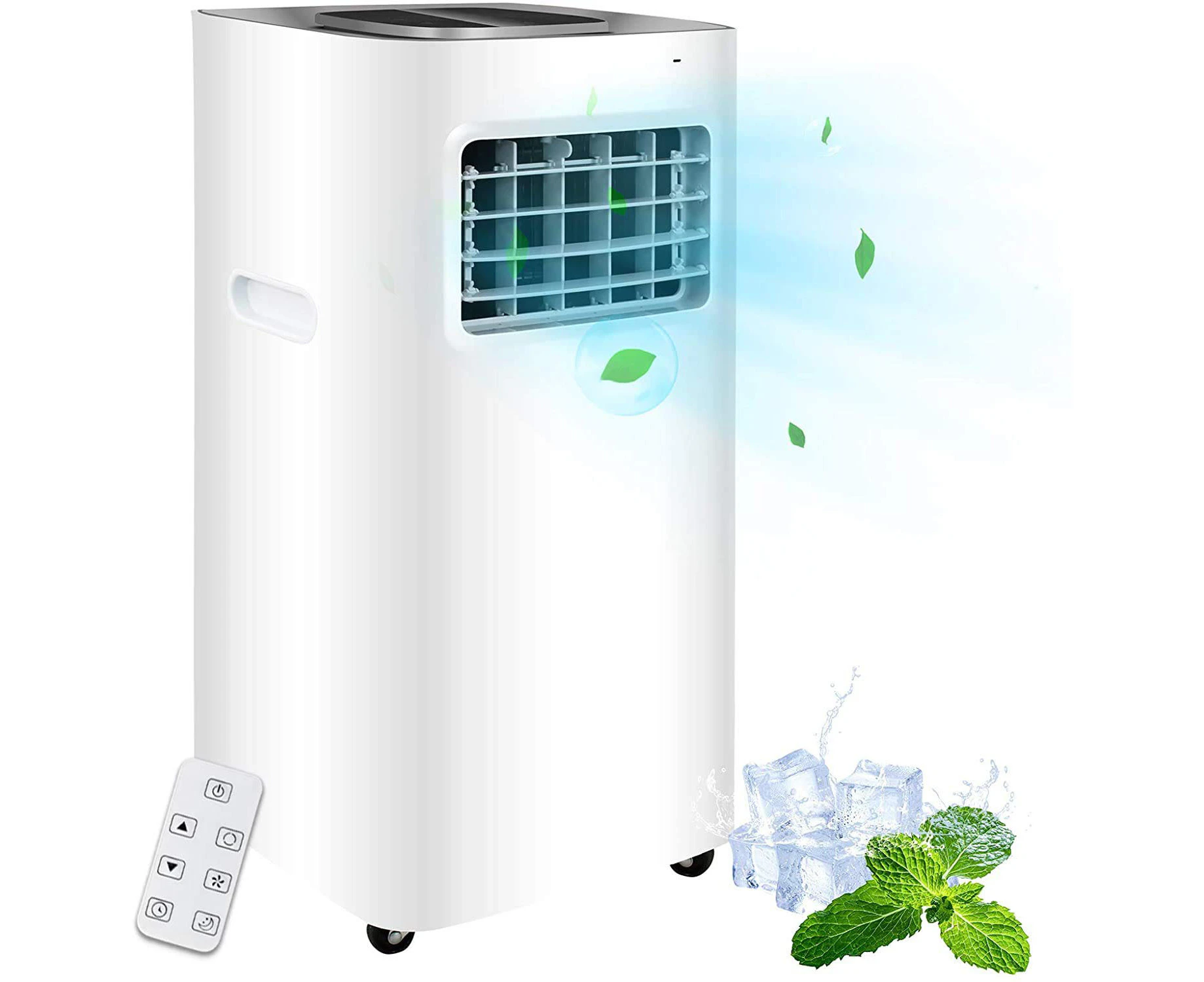 Advwin Portable Air Conditioner 2600W Dehumidifier Cooler Fan 9000BTU White