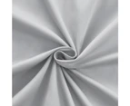 Justlinen-luxe 100% Luxury Cotton 500TC King Single Bed Sheet Set - Grey