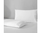 Justlinen-luxe 100% Luxury Cotton 500TC Single Bed Sheet Set - White