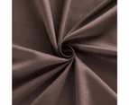 Justlinen-luxe 100% Luxury Cotton 500TC Double Bed Sheet Set - Chocolate Brown