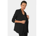 Forcast Women's Emani Double Breasted Blazer - Black