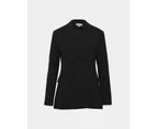 Forcast Women's Emani Double Breasted Blazer - Black