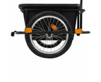 vidaXL Bike Trailer Black 50 L