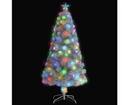 Artificial Pre-lit Christmas Tree White 120 cm Fibre Optic