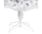 Artificial Pre-lit Christmas Tree White 120 cm Fibre Optic