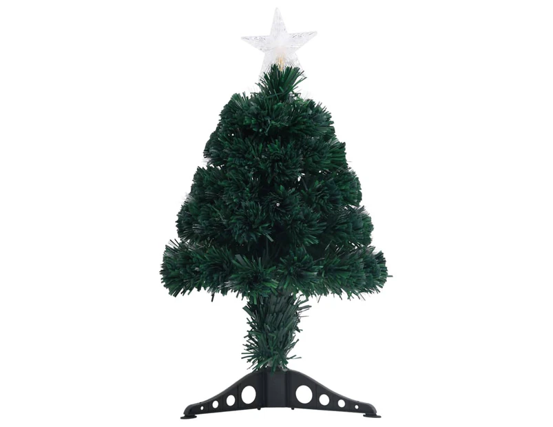 vidaXL Artificial Christmas Tree with Stand/LED 64 cm Fibre Optic