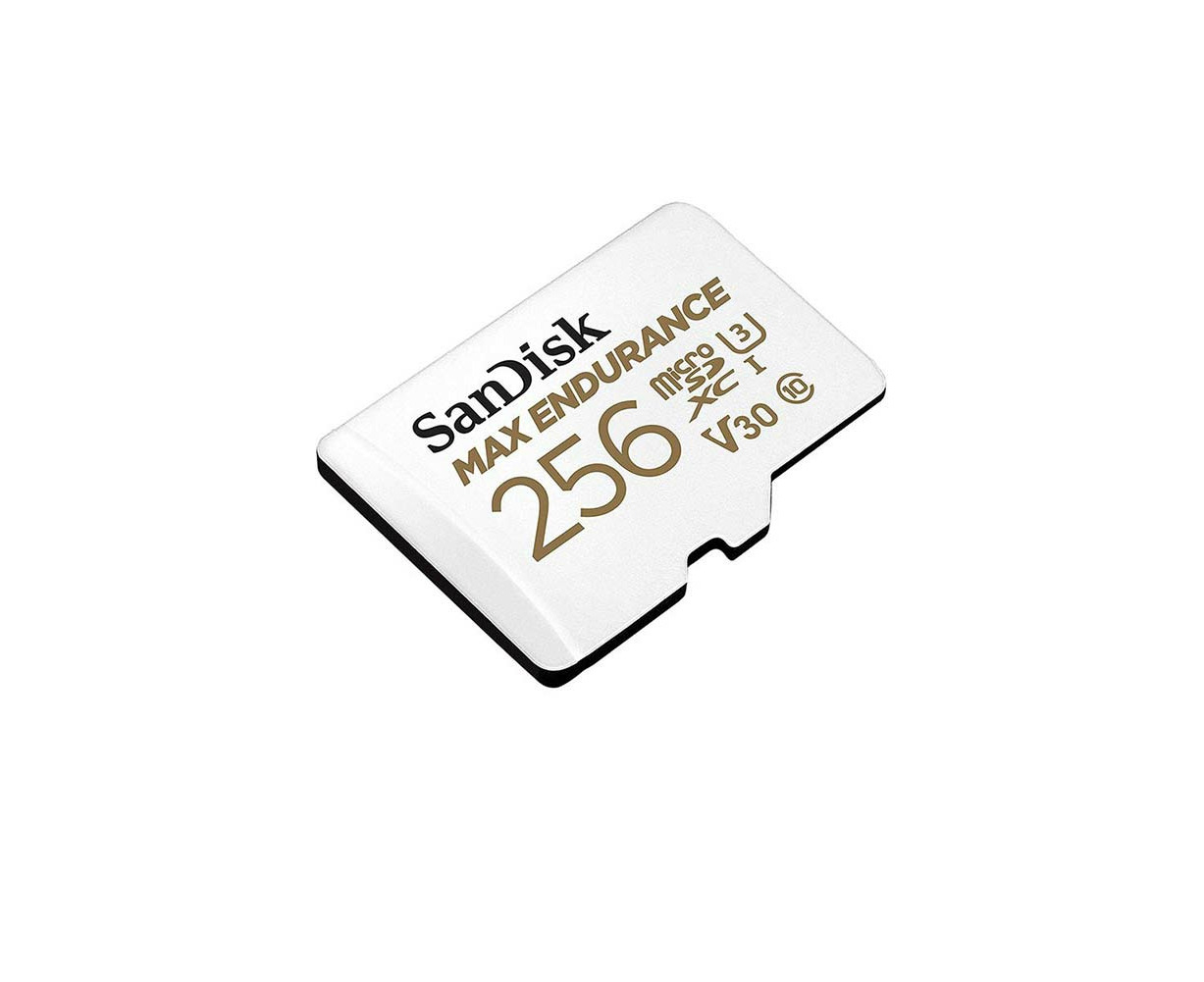 SanDisk 256GB Max Endurance MicroSXHC U3 Memory Card with SD