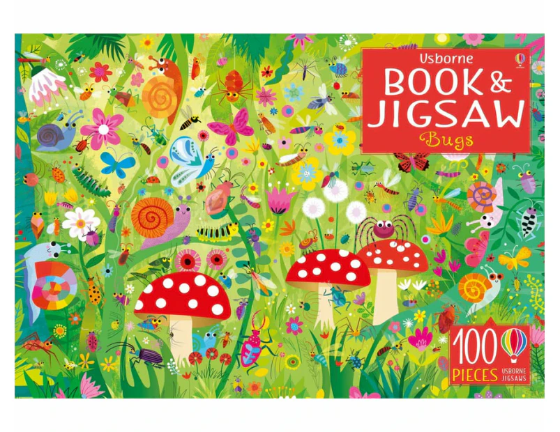Bugs : Usborne Book and 100-Piece Jigsaw Puzzle