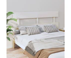 vidaXL Bed Headboard White 154x3x81 cm Solid Wood Pine