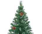 vidaXL Christmas Tree with Pinecones Holiday Decoration 150x70 cm/180x90 cm