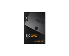 Samsung 870 QVO 8TB 2.5' SSD SATA3 6GB/s 560/530MB/s R/W 98K/88K IOPS 2880TBW 1.5M hrs MTBF 3yrs wty