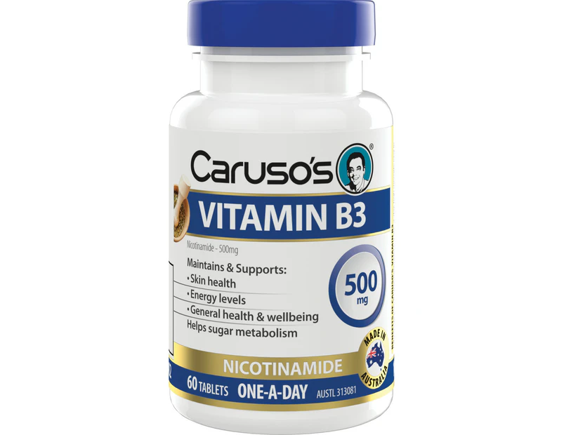 Caruso's Vitamin B3 500Mg Tabs 60