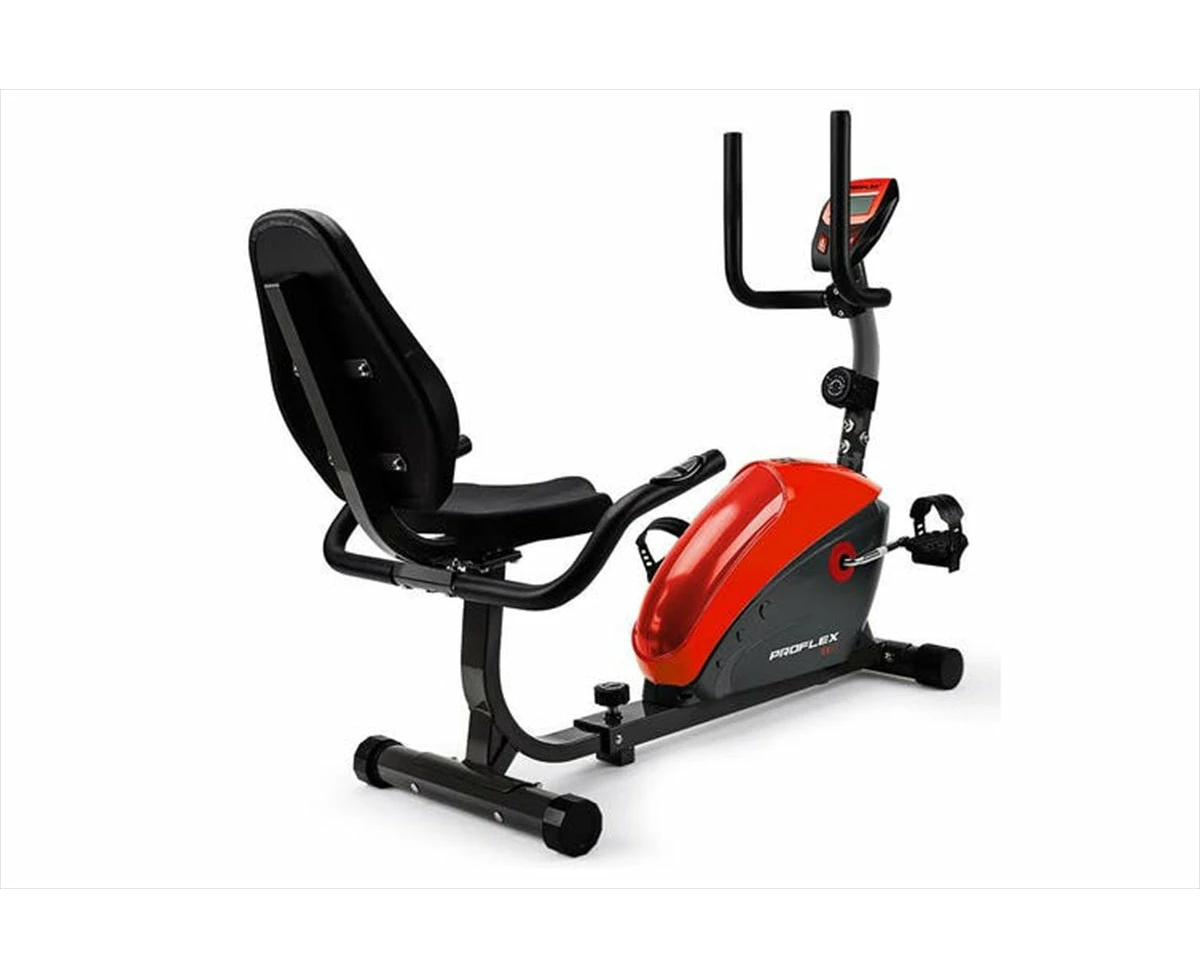 Proflex Magnetic Recumbent Exercise Bike Fitness Cycle Trainer with LCD Display