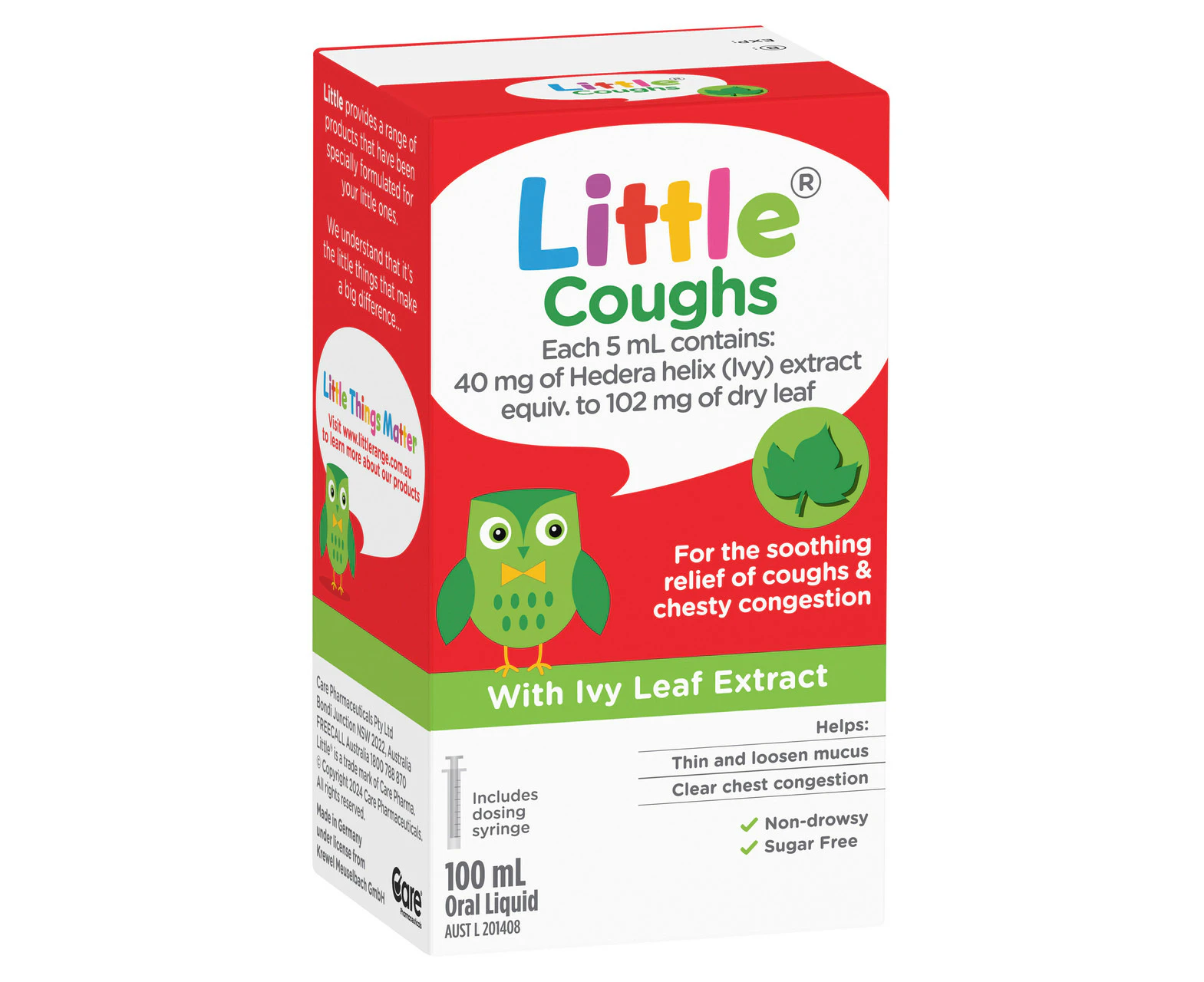 Little Coughs Oral Liquid Original 100mL