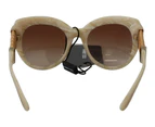 Dolce & Gabbana Beige Acetate Full Rim Brown Lense DG4294 Sunglasses