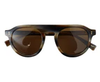 Dolce & Gabbana Brown Tortoise Oval Full Rim Eyewear DG4306 Sunglasses