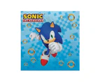 Sonic The Hedgehog 16 Pack Lunch Napkins