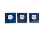 6x Unigift Element 30x30cm MDF/Glass Picture/Photo Frame Wall Hanging Assorted