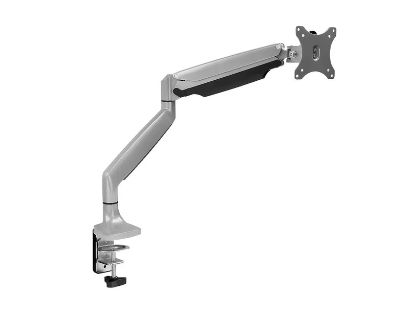 Pout Eyes13 Single Monitor Arm Full Motion Gas Spring - Silver