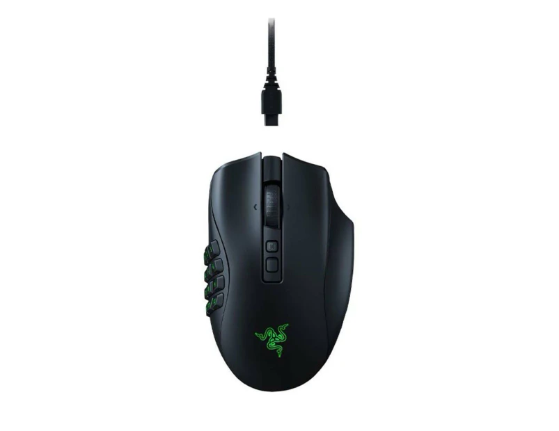 Razer Naga V2 Pro Wireless MMO Gaming Mouse [RZ01-04400100-R3A1]