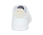 Puma Unisex Shuffle Sneakers - White/Team Gold