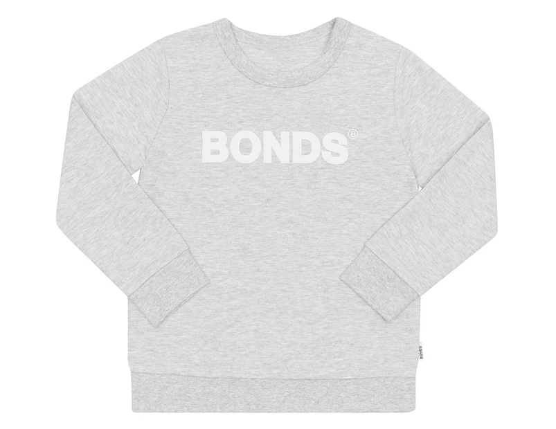 Bonds Baby Tech Sweats Pullover - New Grey Marle