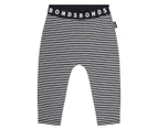 Bonds Baby Stretchies Striped Leggings / Tights - Black/White