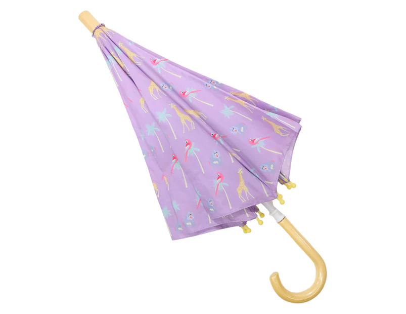 Korango Safari Print Kids' Umbrella - Lavender