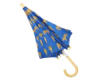 Korango Tiger Print Kids' Umbrella - Blue
